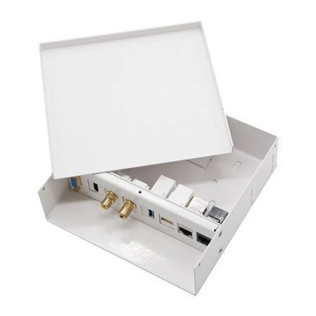 CAJA DE CONEXIONES MULTIMEDIA DE PARED VGA HDMI JACK3 5 RCA USB3 0 USB2 0 2XRJ45 BLANCO